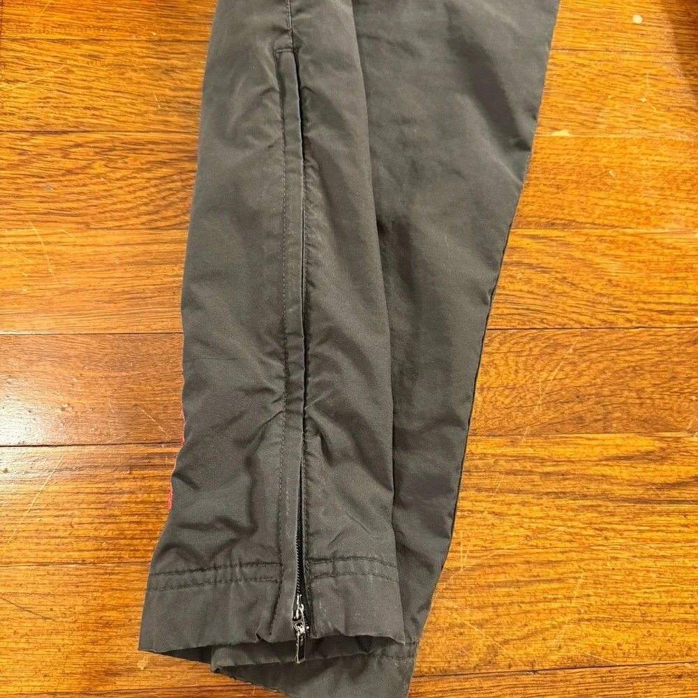 Vintage Y2K-era Nike nylon track pants 2000's Size M Medium Black/red